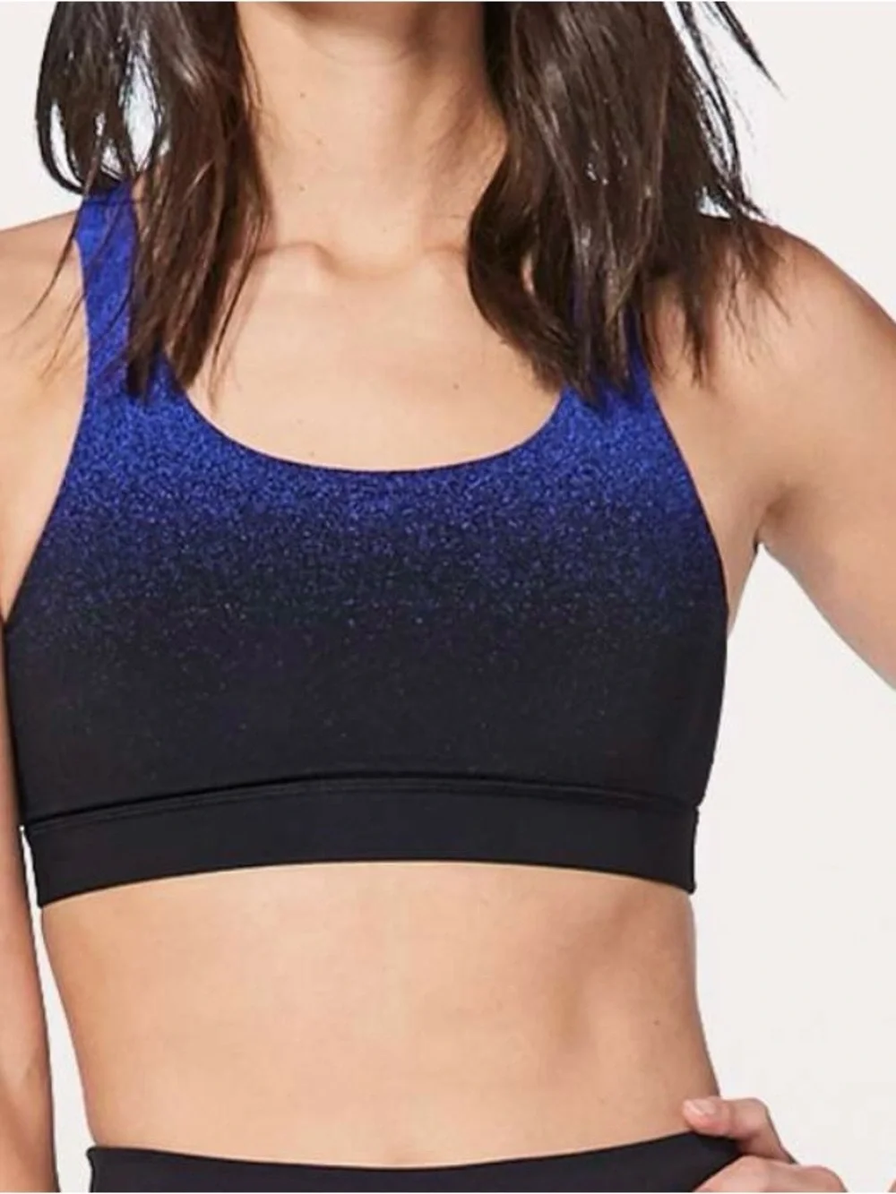 Lululemon Blue to Black Ombre Sports Bra - Women's Intimates